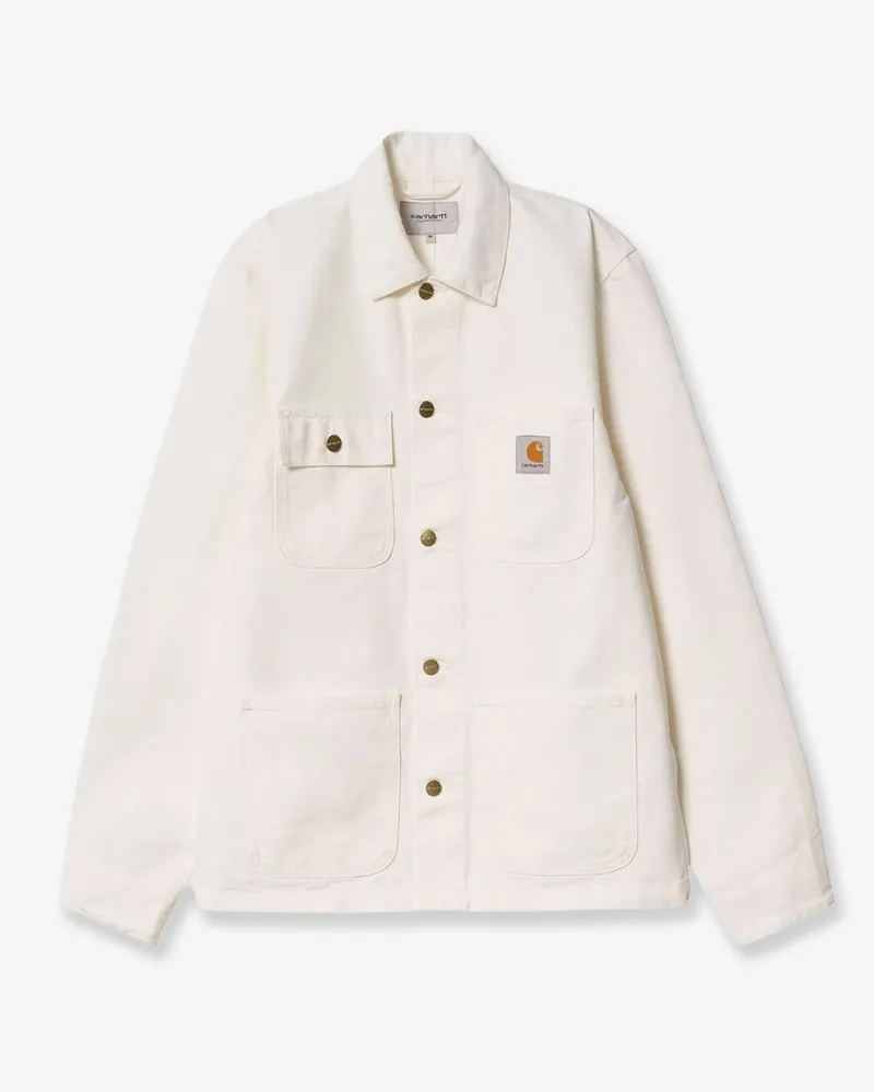 Carhartt WIP Michigan cotton denim jacket -  - gender_Man White