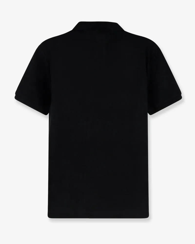 Ralph Lauren Cotton polo shirt with embroidered logo -  - gender_Man Black