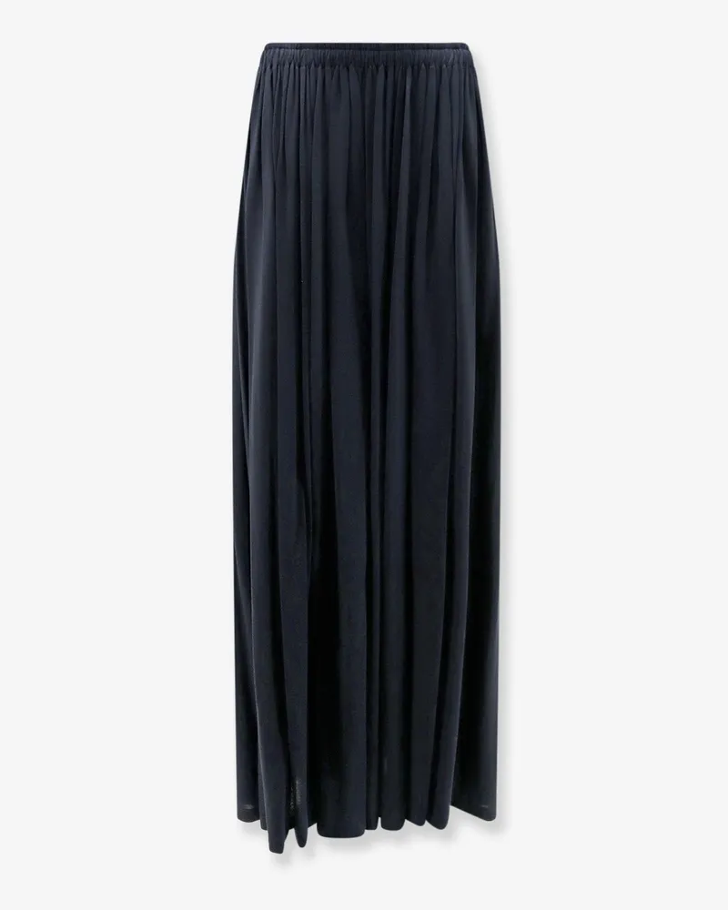 Max Mara MXMLivrea pleated jersey long skirt -  - gender_Woman Blue