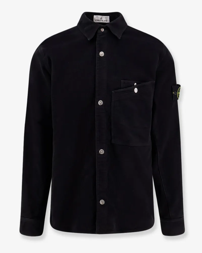 Stone Island Organic cotton shirt -  - gender_Man Black