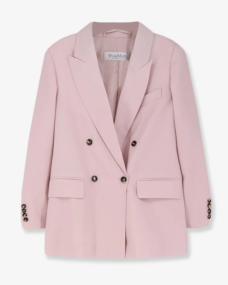 Max Mara wool, mohair and silk blend Ombrosa blazer -  - gender_Woman Pink