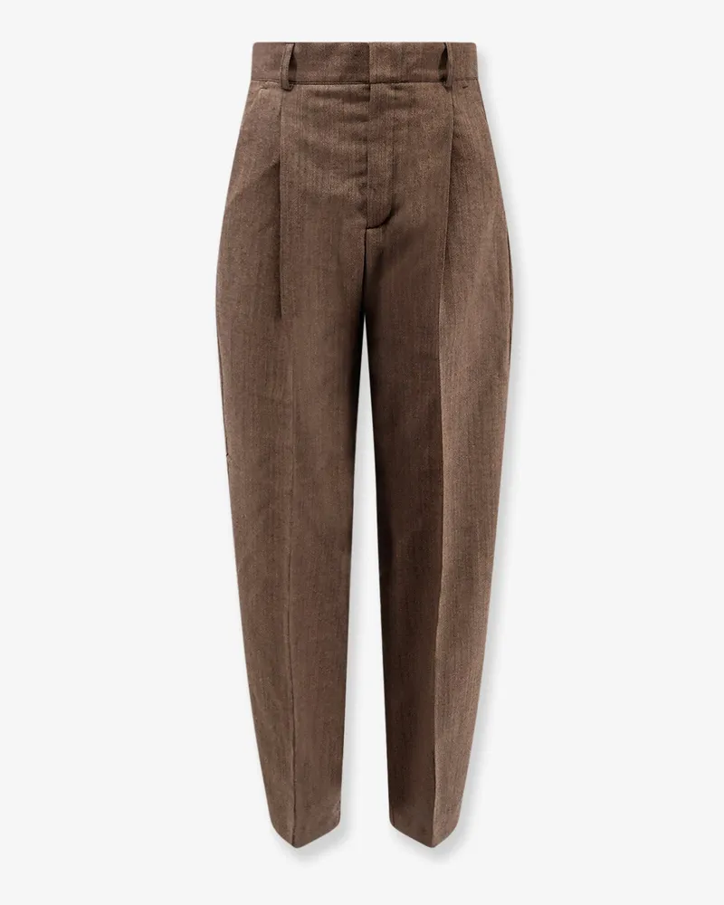 Soeur Graham virgin wool trousers -  - gender_Woman Brown