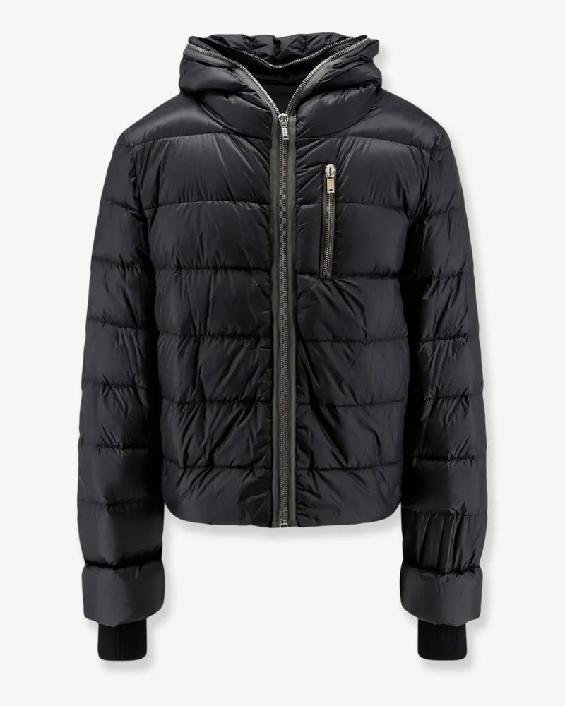 Rick Owens Quilted nylon down jacket -  - gender_Man Black