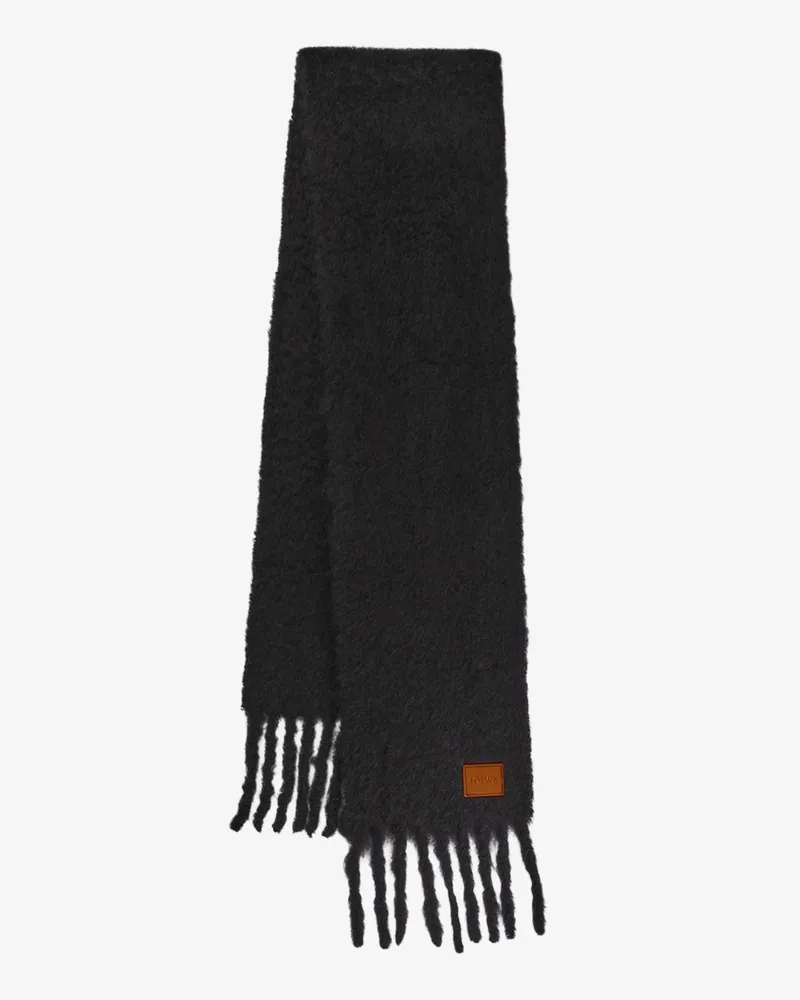 Loewe Mohair and wool scarf -  - gender_Woman Black