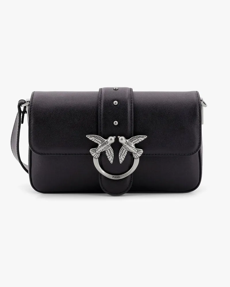Pinko Love one mini leather shoulder bag -  - gender_Woman Black