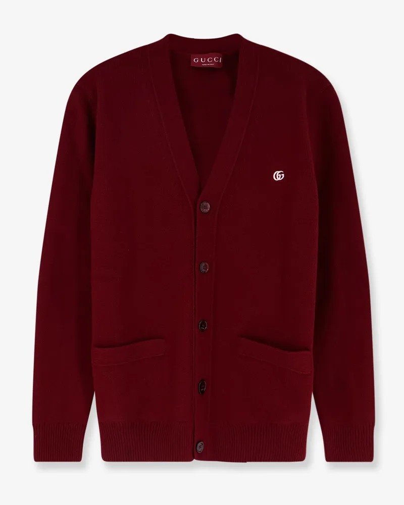 Gucci Wool and cashmere cardigan -  - gender_Man Red