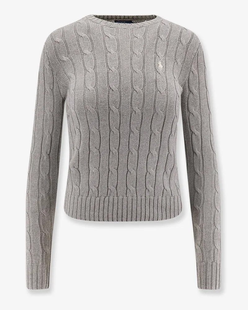 Ralph Lauren Cotton cable knit sweater -  - gender_Woman Grey