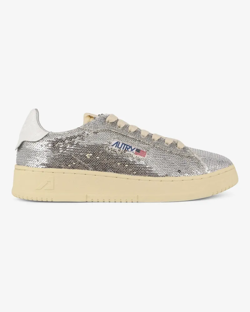 AUTRY Dallas sneakers with sequins -  - gender_Woman Silver