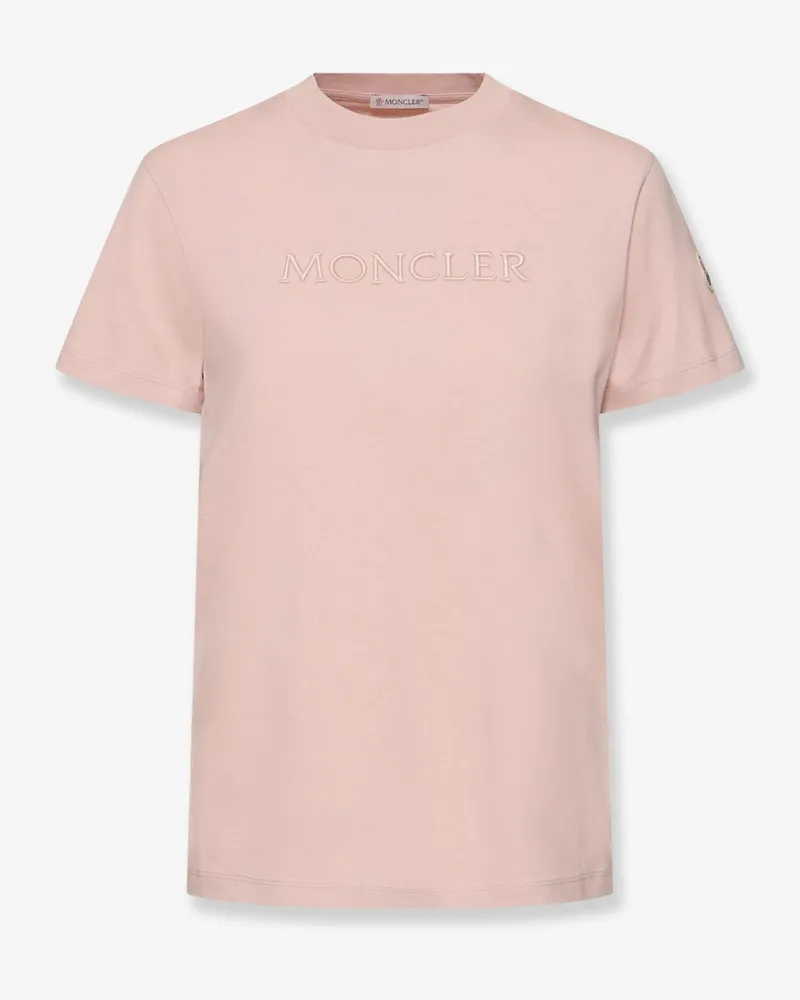 Moncler Biologic cotton t-shirt -  - gender_Woman Pink
