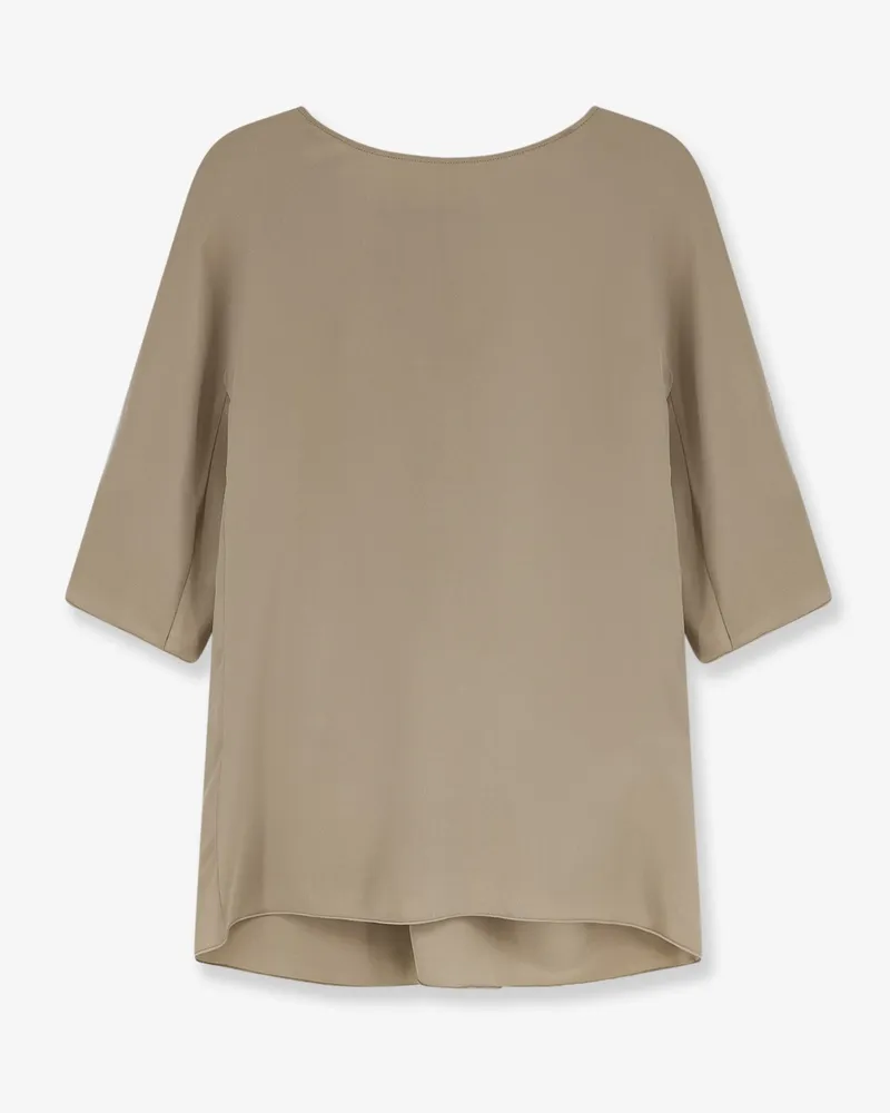 Max Mara Mxegattini silk top -  - gender_Woman Beige