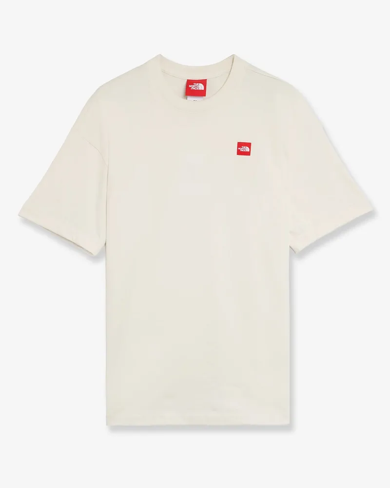 The North Face Cotton T-shirt with front logo patch -  - gender_Man White