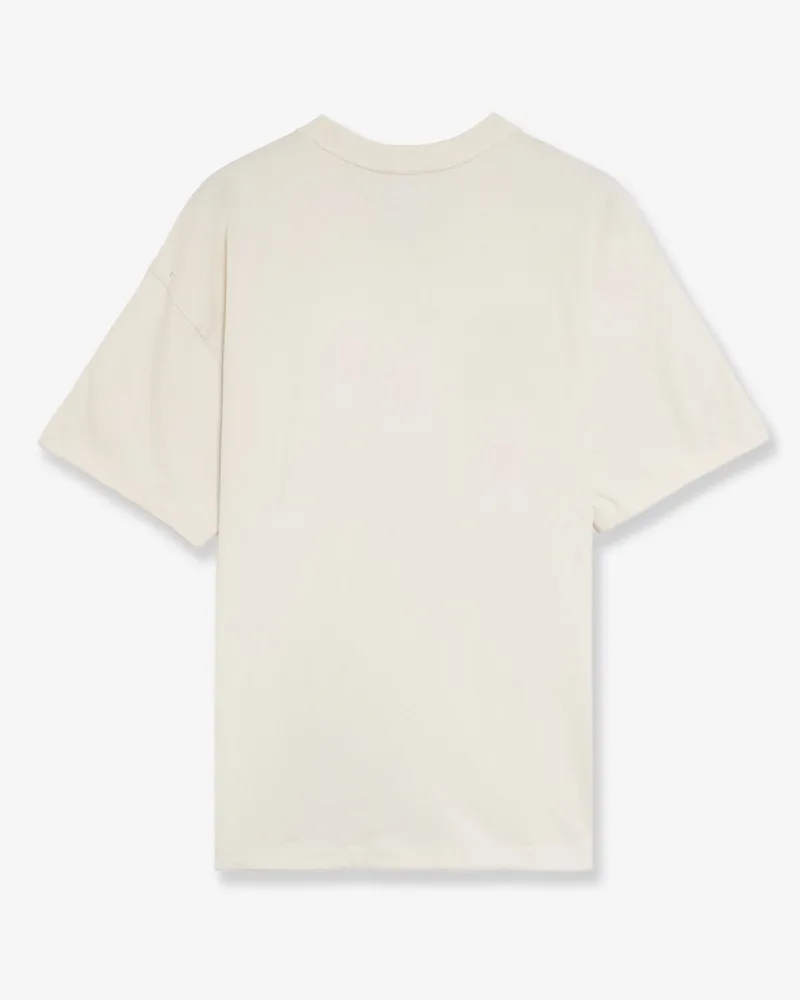 The North Face Cotton T-shirt with front logo patch -  - gender_Man White