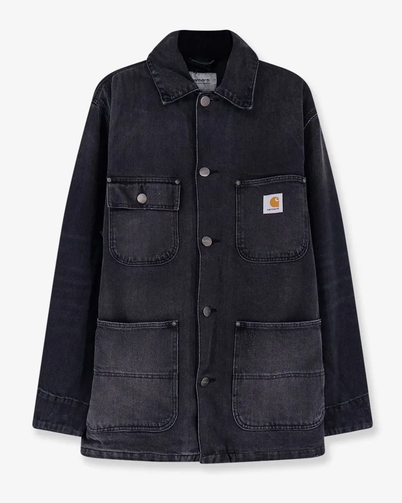 Carhartt WIP Aden black denim jacket -  - gender_Man Black