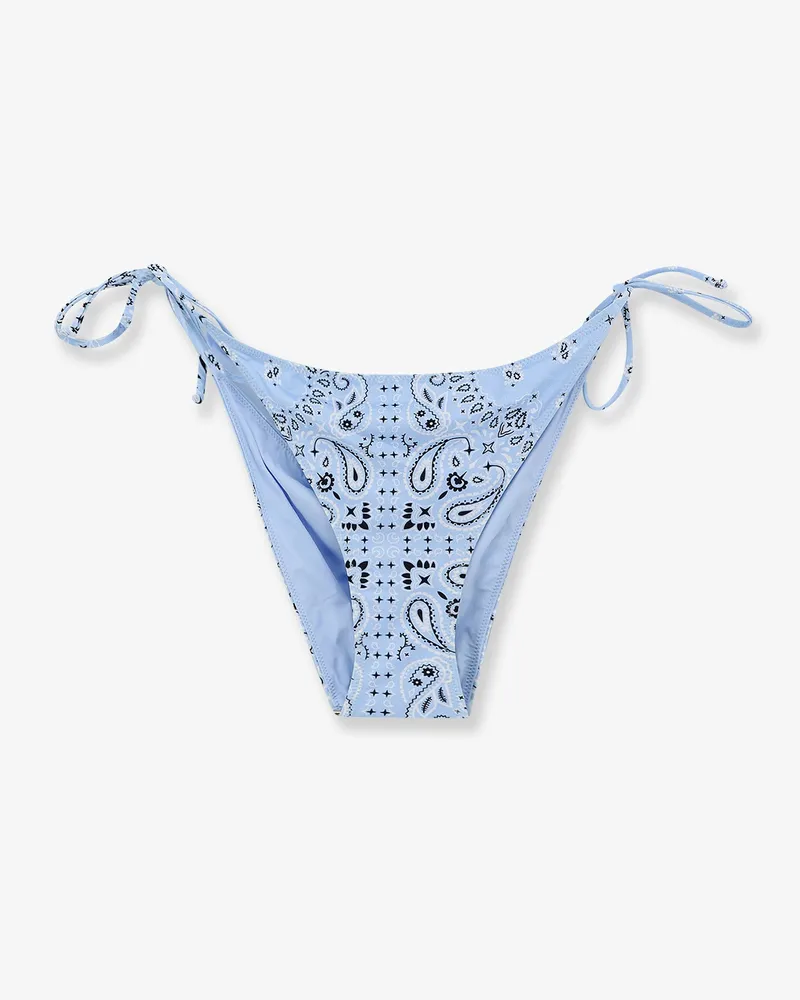 MC2 Saint Barth Virgo bikini bottoms with paisley print -  - gender_Woman Blue