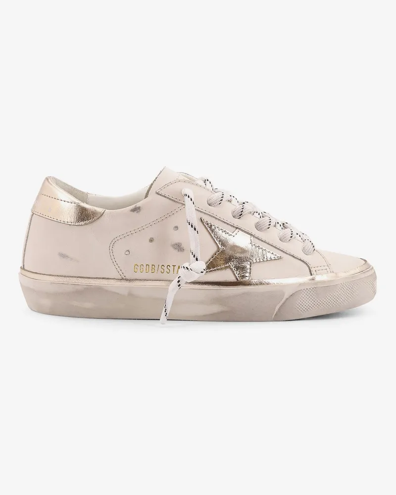 Golden Goose Super-Star Classic with List low-top leather sneakers with used effect -  - gender_Woman White