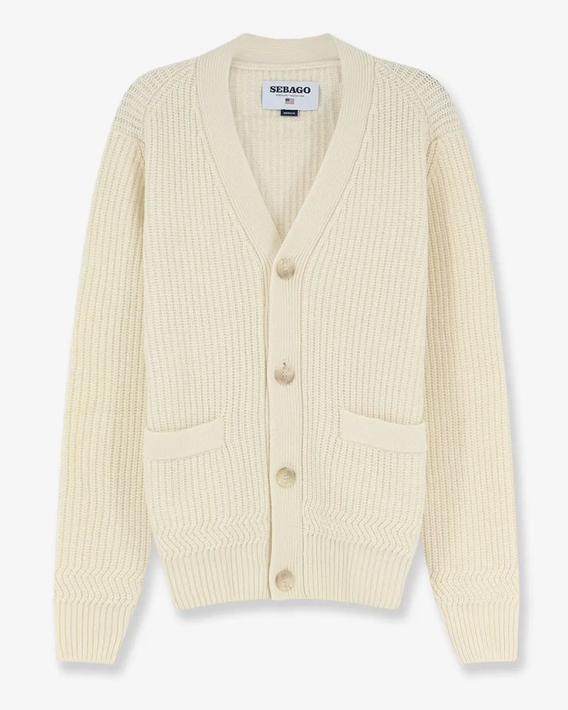 Sebago Chandler Wool Blend cardigan -  - gender_Man White