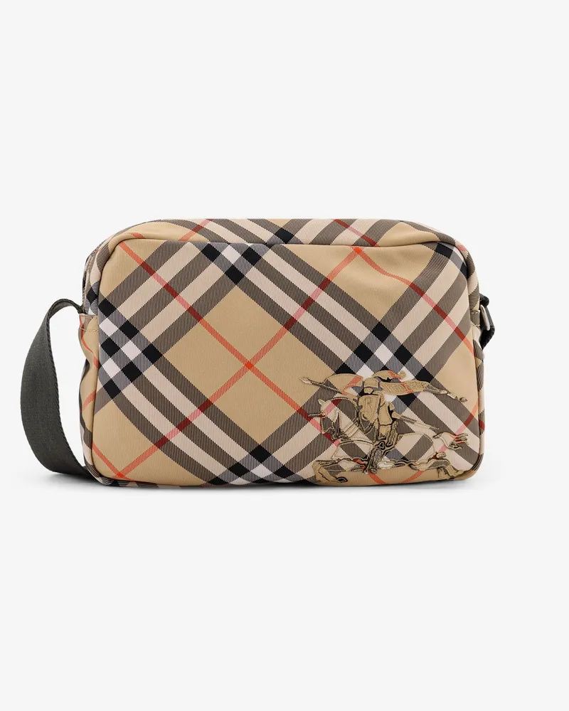 Burberry Essential nylon crossbody bag -  - gender_Man Beige
