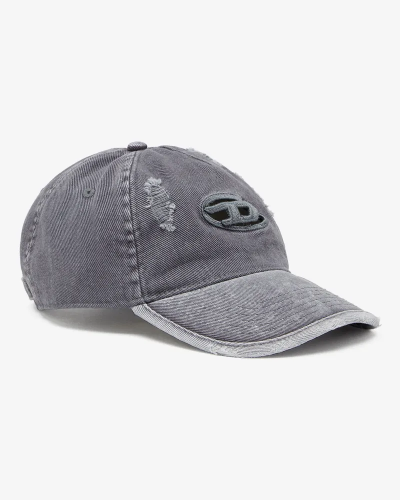 Diesel C-Ball-Utlt cotton hat -  - gender_Man Grey