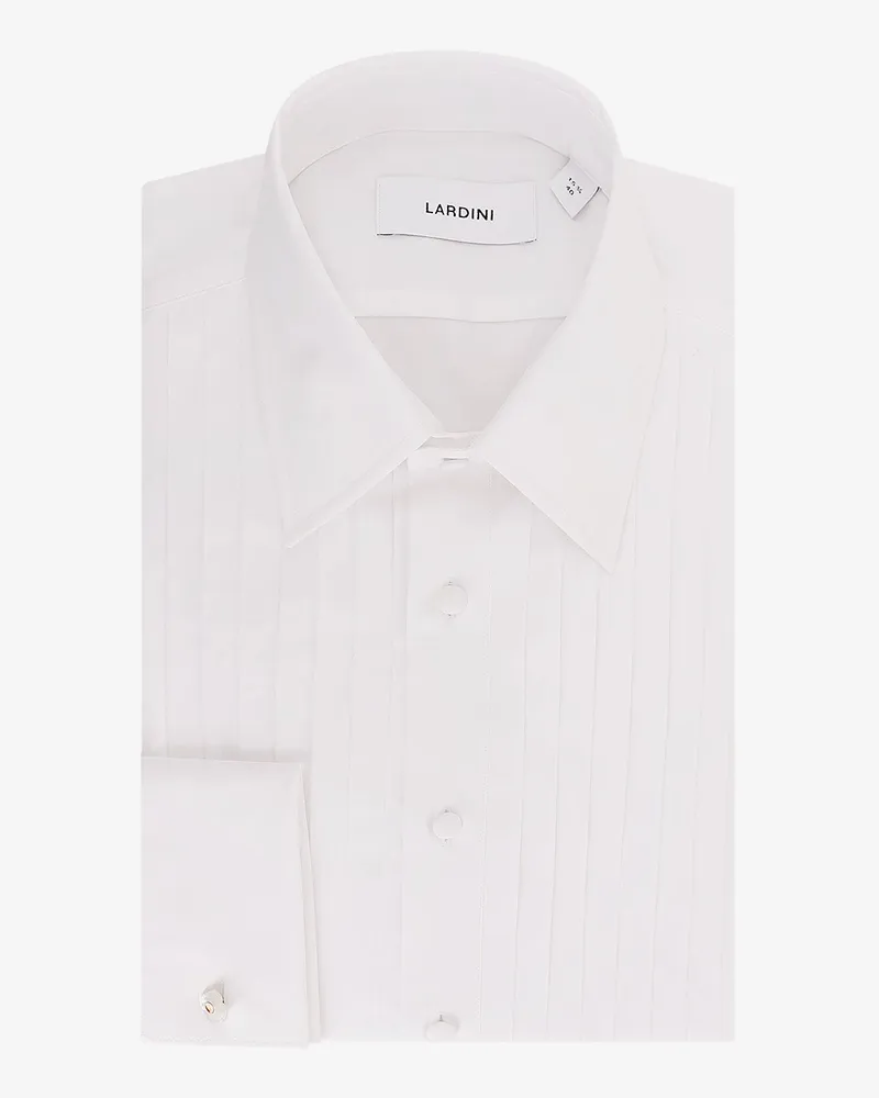 LARDINI Cotton shirt -  - gender_Man White