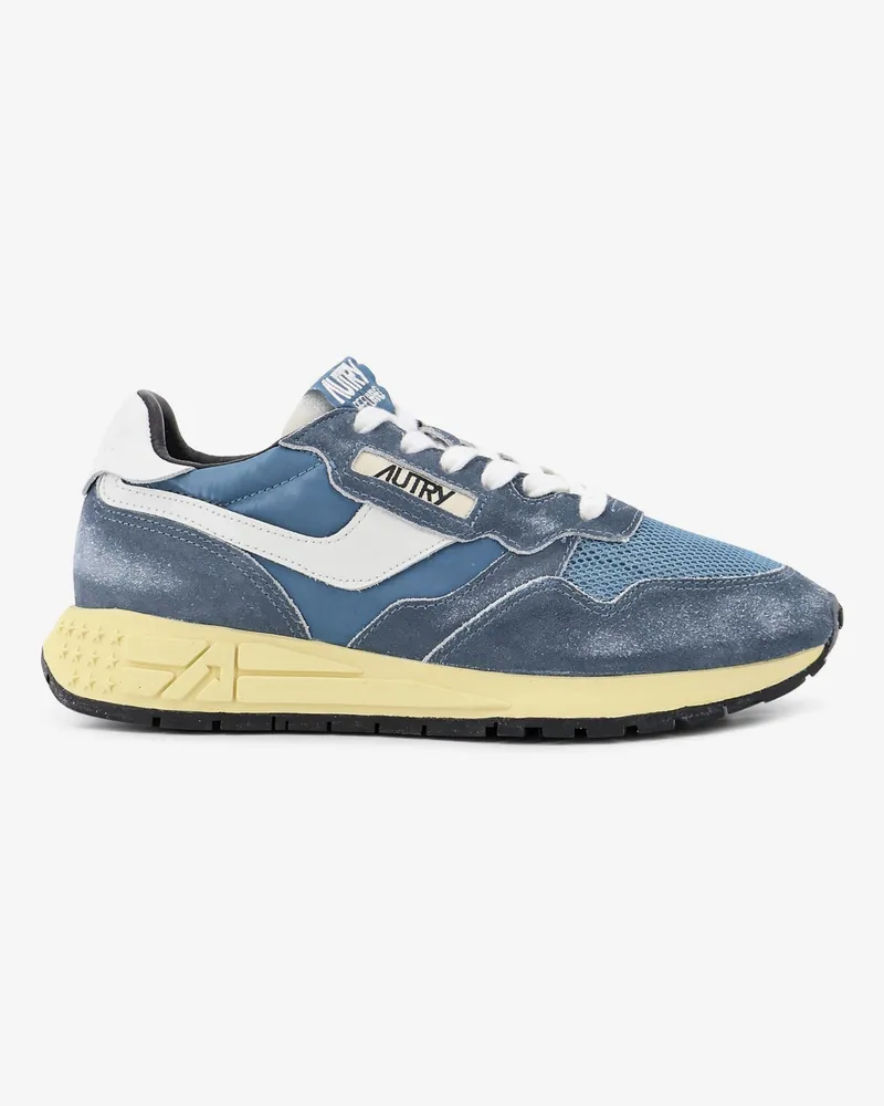 AUTRY Reelwind Low mesh and suede sneakers -  - gender_Woman Blue