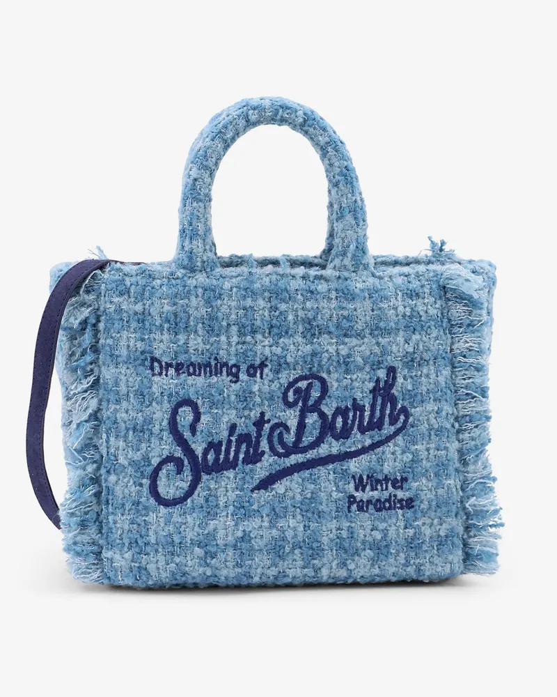 MC2 Saint Barth Wool blend shoulder bag -  - gender_Woman Blue