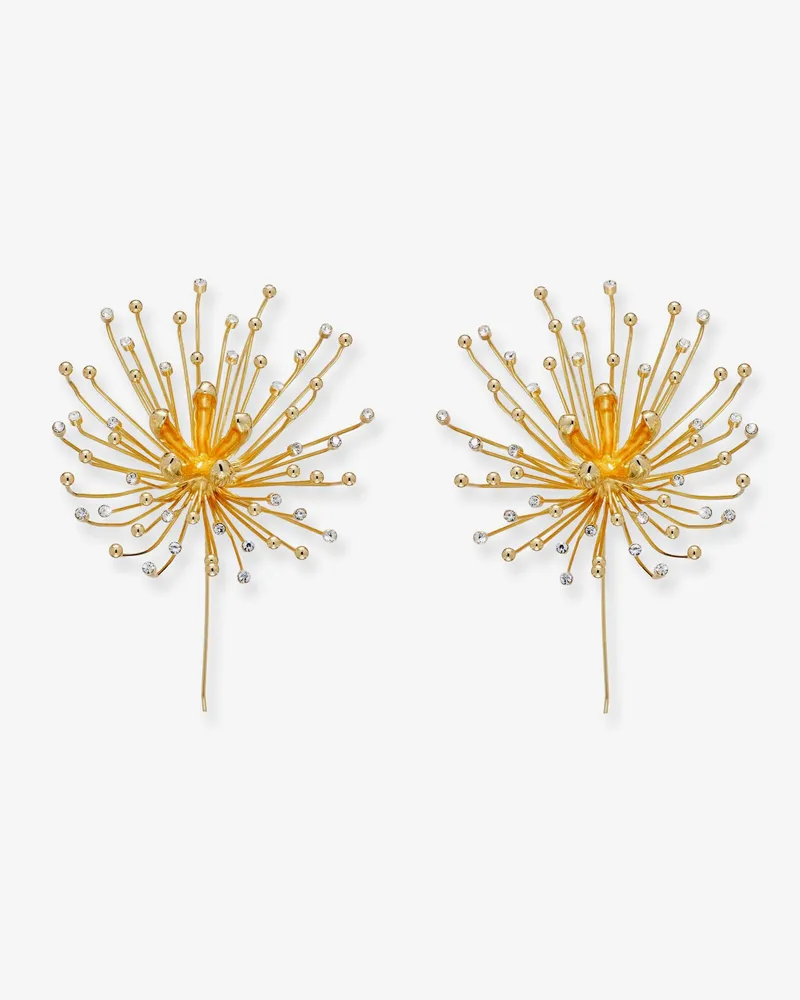 Cult Gaia Damita brass earrings with gold finishes -  - gender_Woman Gold