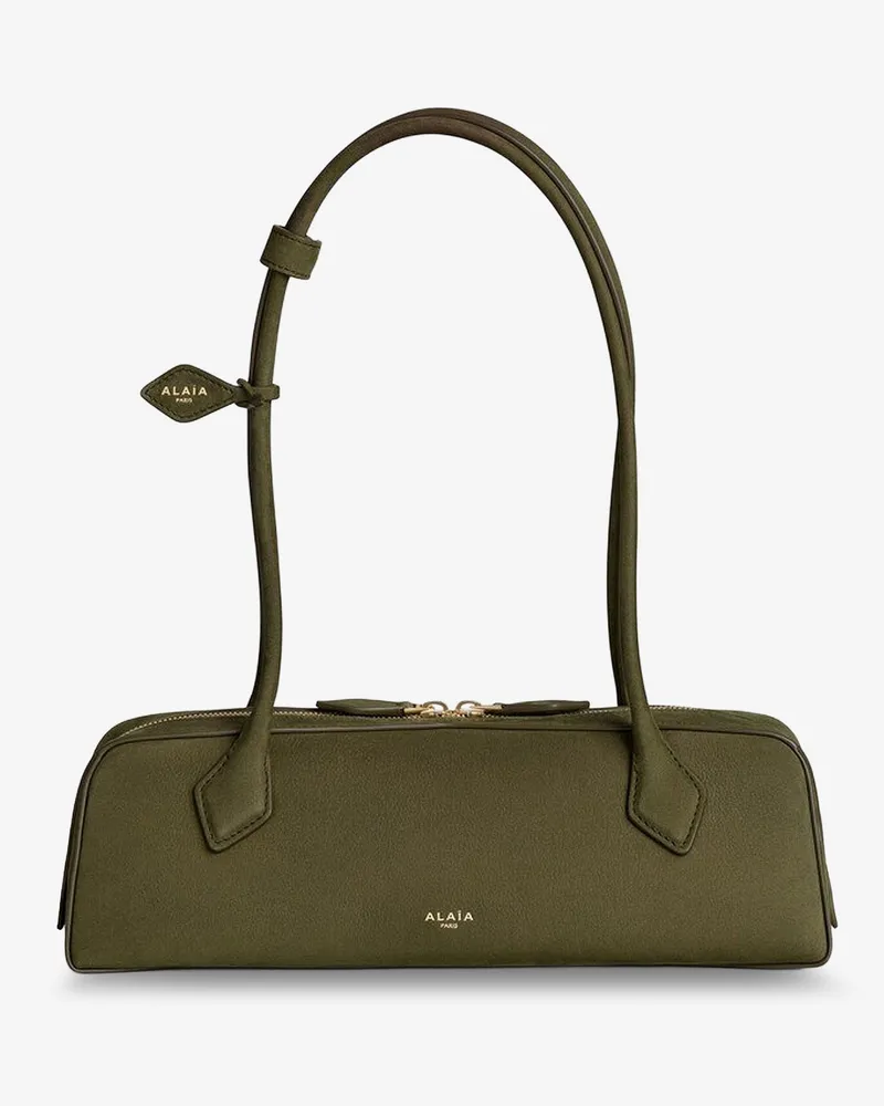 Alaïa Teckel Medium Suede shoulder bag -  - gender_Woman Green