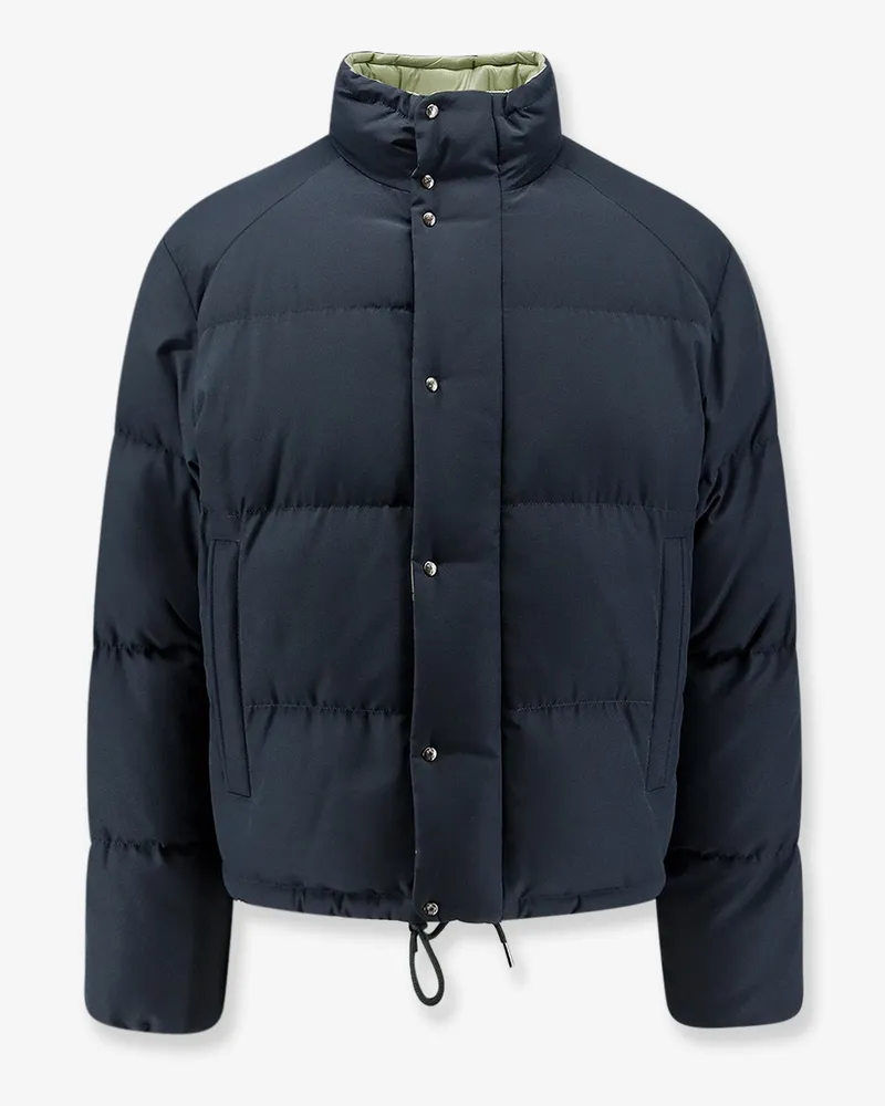 Moncler Verone nylon and cotton down jacket -  - gender_Man Grey