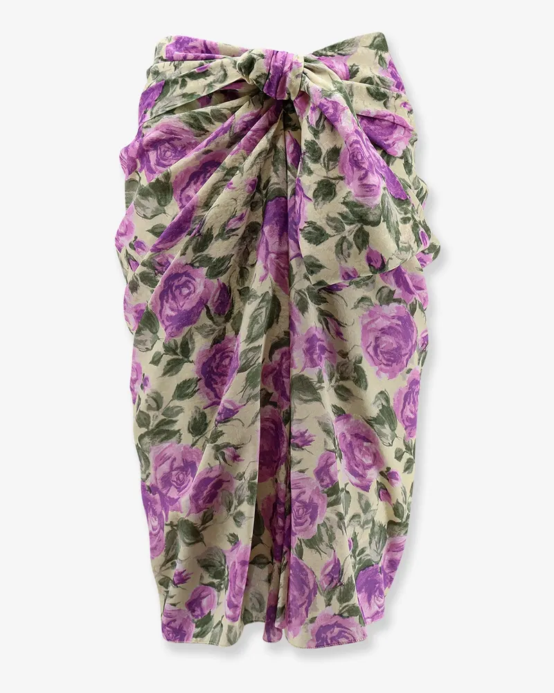 Chloé Silk skirt with multicolor print -  - gender_Woman Multicolor