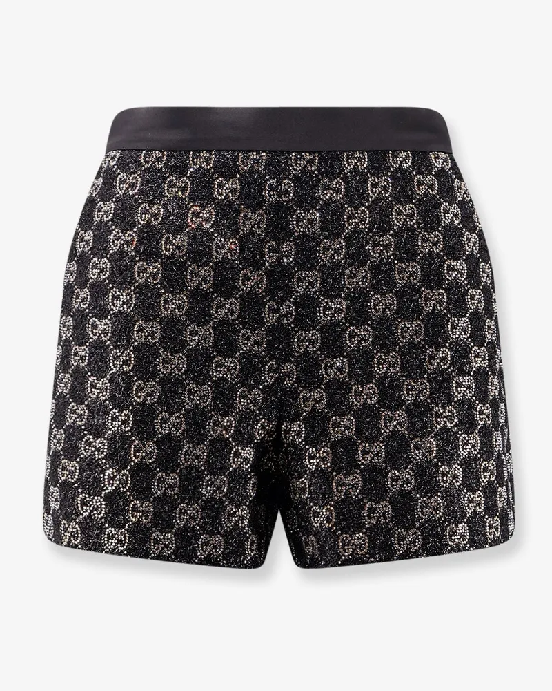 Gucci Lightweight Lamé Wool Tweed Shorts -  - gender_Woman Black