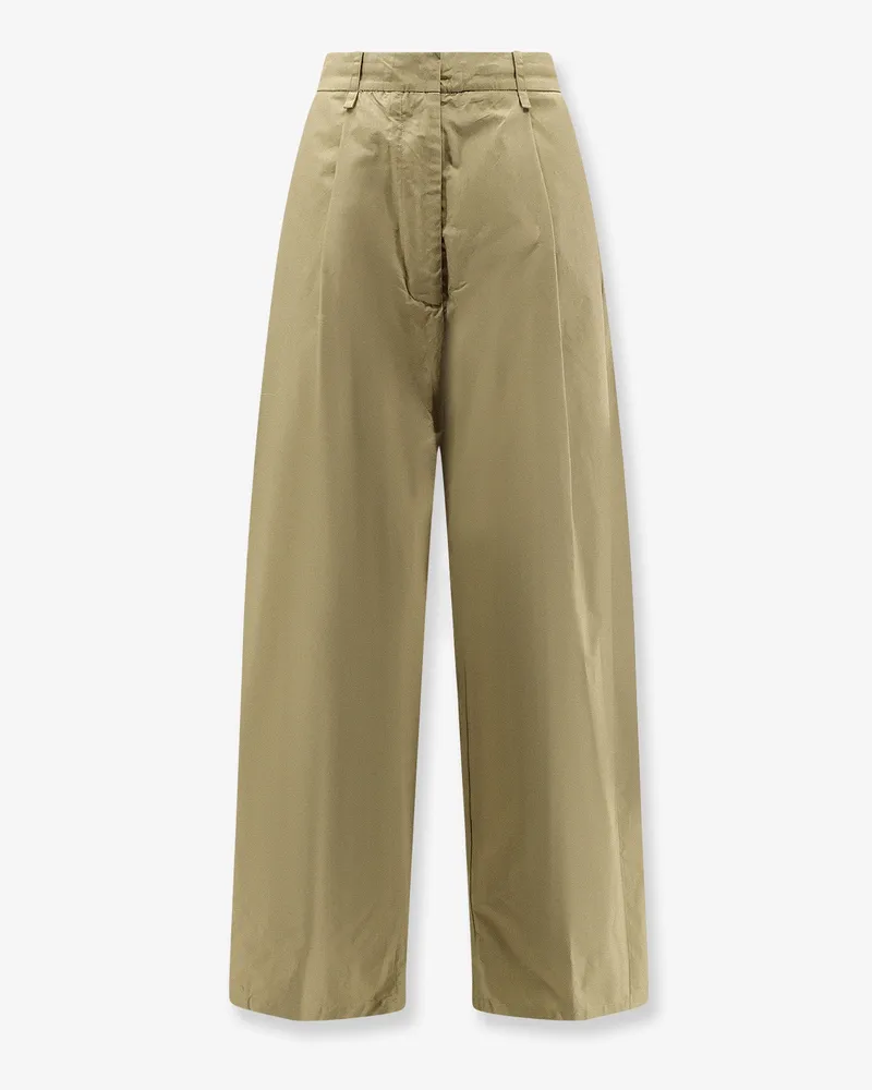 NUDE Cotton trousers -  - gender_Woman Green