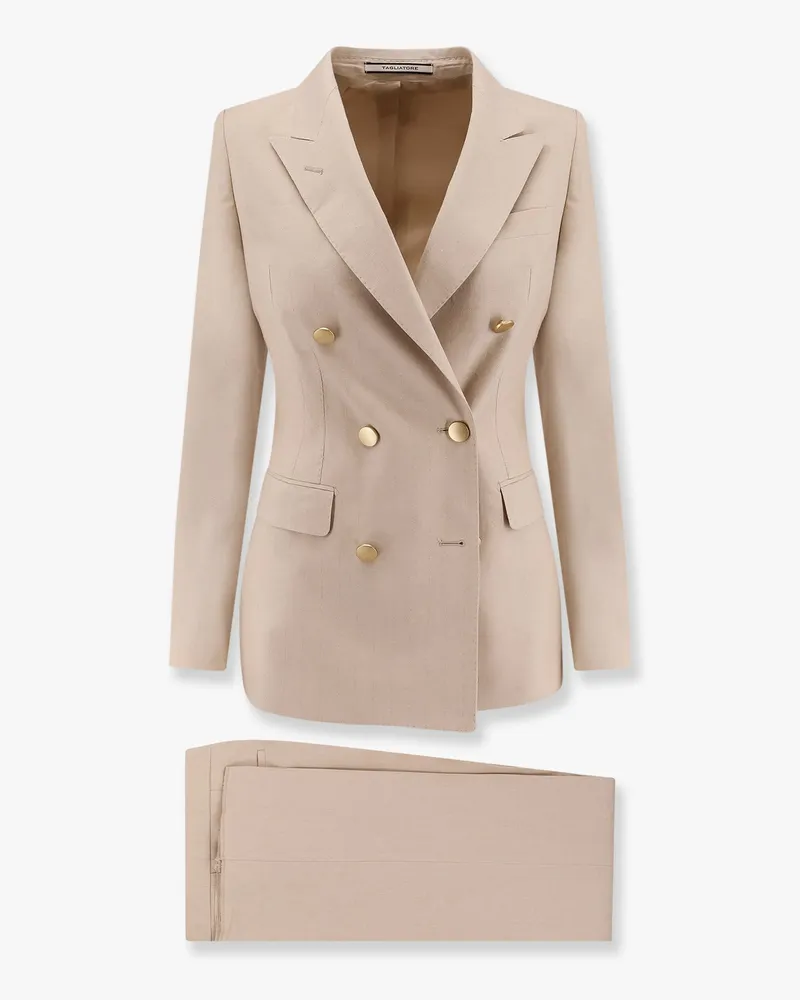 Tagliatore Parigi viscose and linen tailleur with lurex effect -  - gender_Woman 