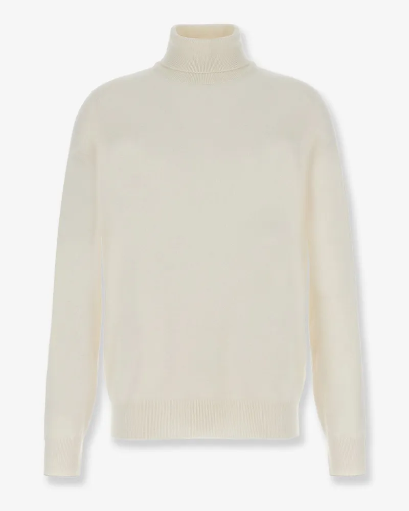 Brunello Cucinelli Cashmere turtleneck sweater -  - gender_Man White