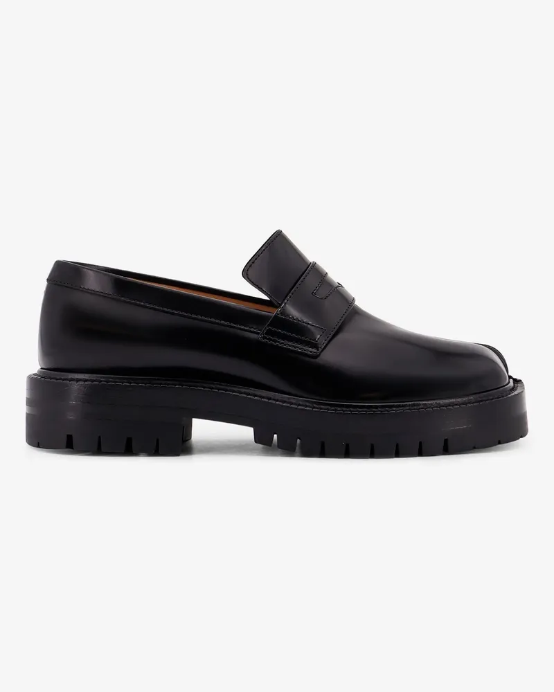 Maison Margiela Tabi leather loafers -  - gender_Woman Black