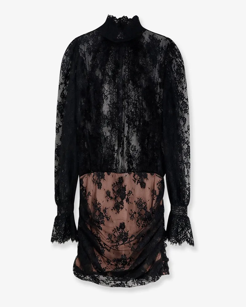 Retrofête Ysolde lace mini dress -  - gender_Woman Black