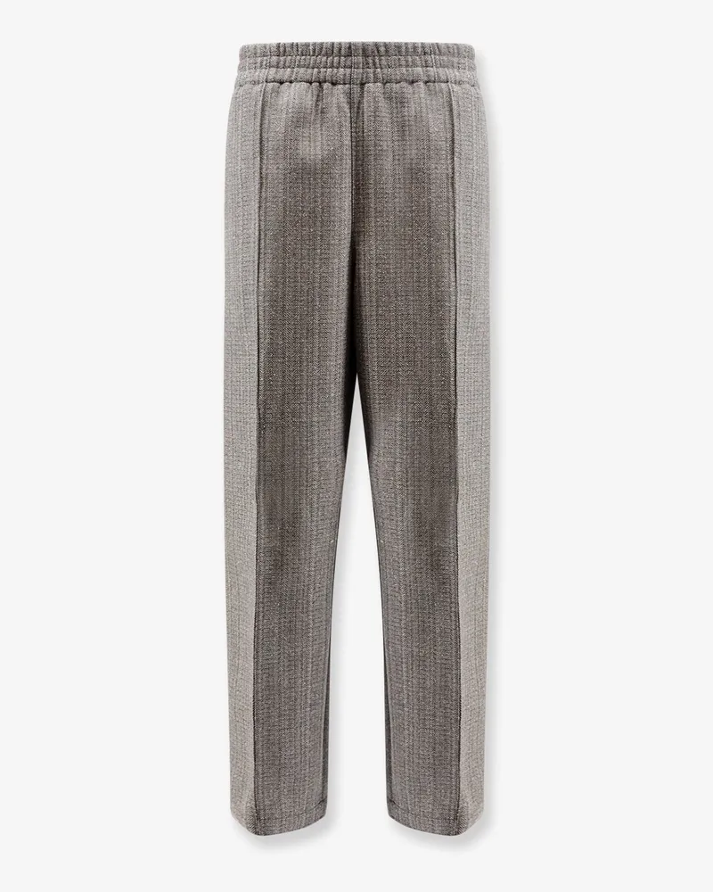 AMI Paris Virgin wool blend trousers -  - gender_Man Grey