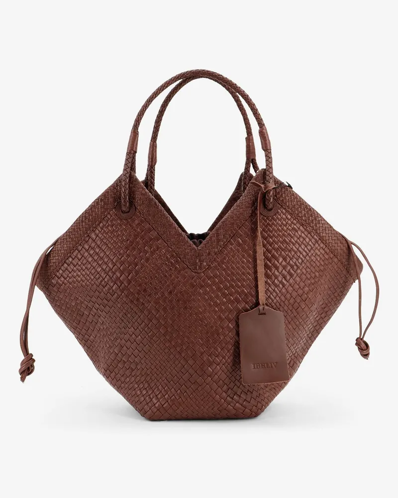 IBELIV Trinity Large vegetable leather shoulder bag -  - gender_Woman Brown