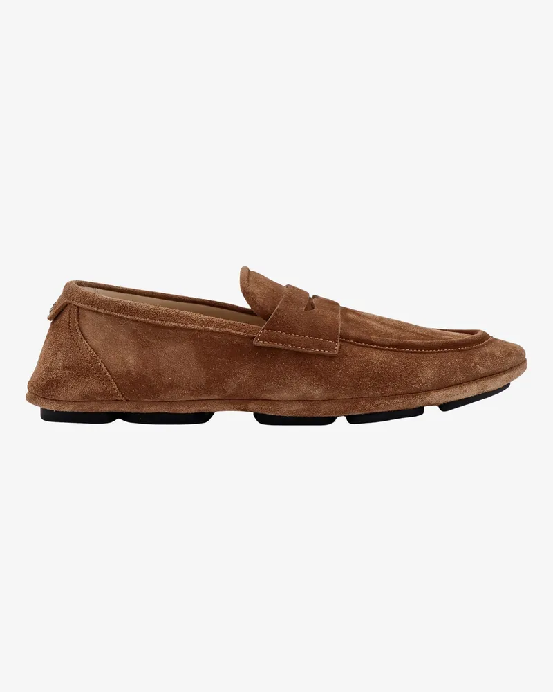 Dolce & Gabbana Suede loafer -  - gender_Man Brown