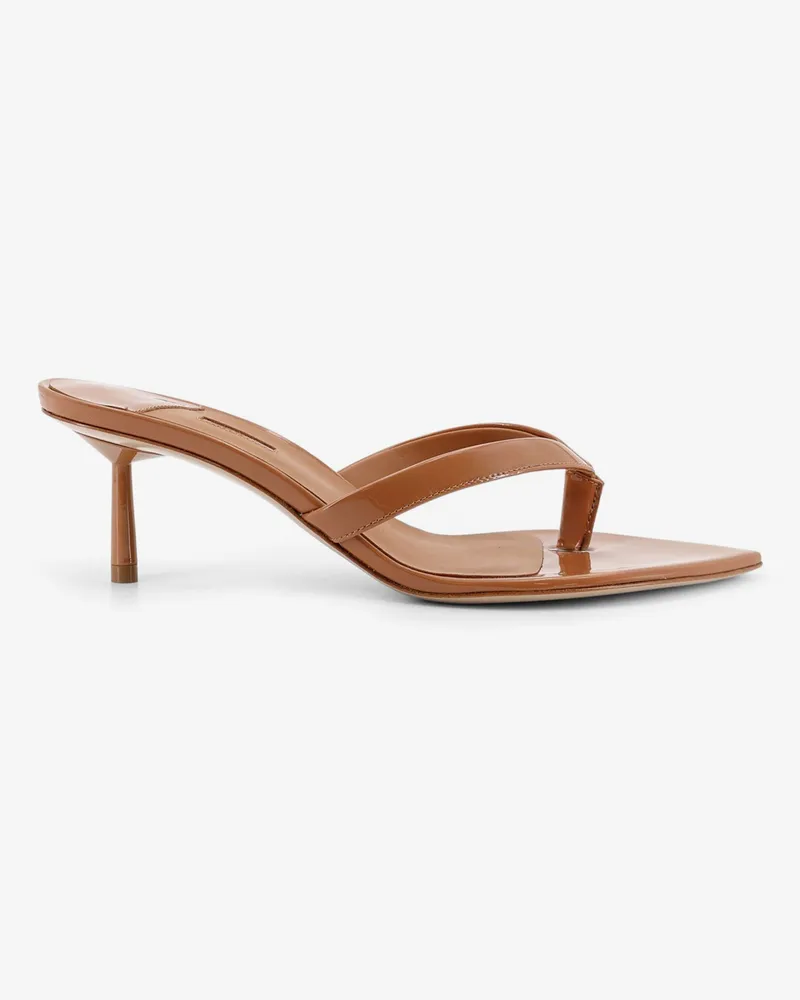 Le Silla Gisele patent leather sandals -  - gender_Woman Brown