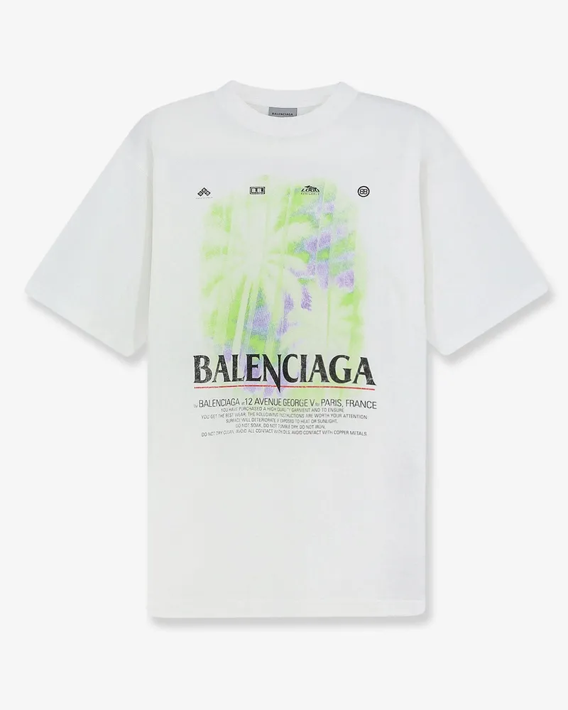 Balenciaga The Window cotton T-shirt -  - gender_Woman White