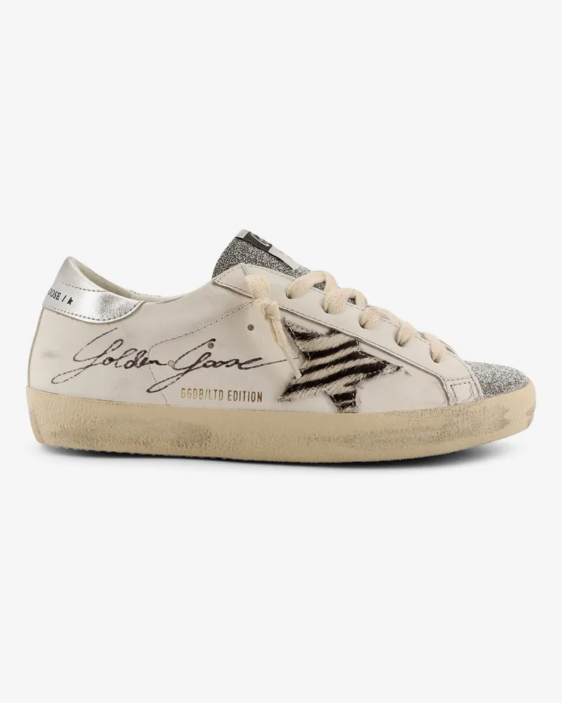 Golden Goose Super-Star Classic with List leather low-top sneakers -  - gender_Woman White