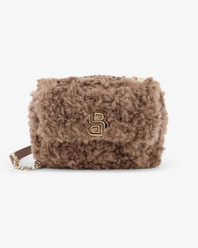 HUGO BOSS Faux fur crossbody bag -  - gender_Woman Beige