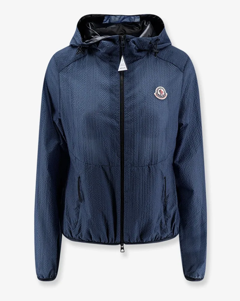 Moncler Edasic jacket with elastic profiles -  - gender_Woman Blue