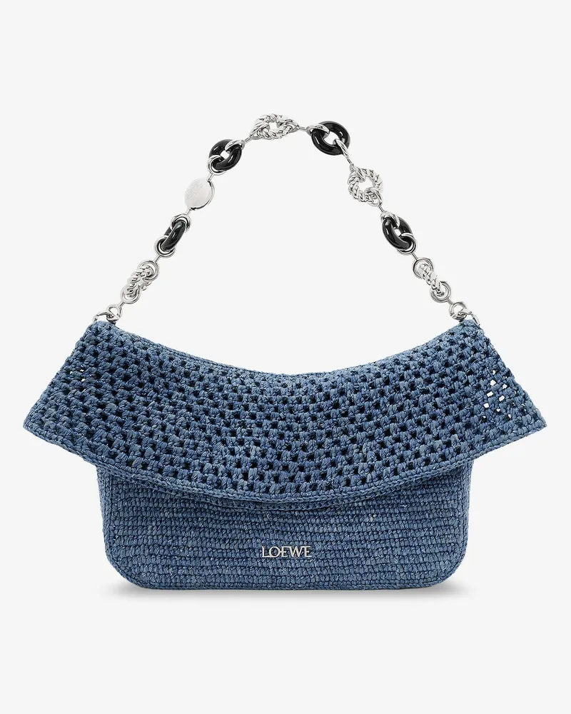 Loewe Ola Paula's Ibiza crochet shoulder bag -  - gender_Woman Blue