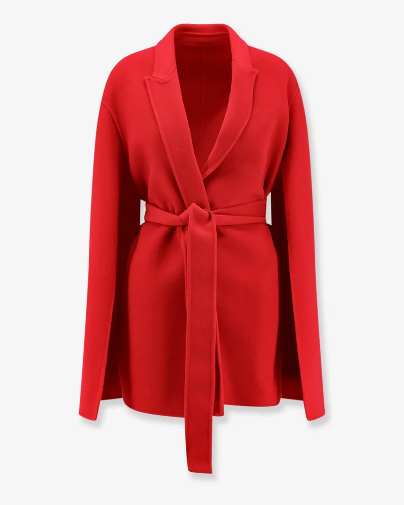Alberta Ferretti Wool and cashmere coat -  - gender_Woman Red