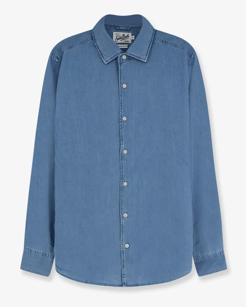 MC2 Saint Barth Raphael Light Denim Shirt -  - gender_Man Blue