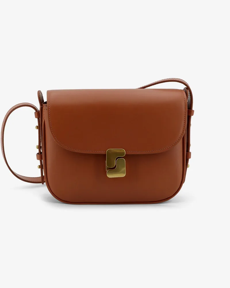 Soeur Bellissima Mini leather crossbody bag -  - gender_Woman Brown