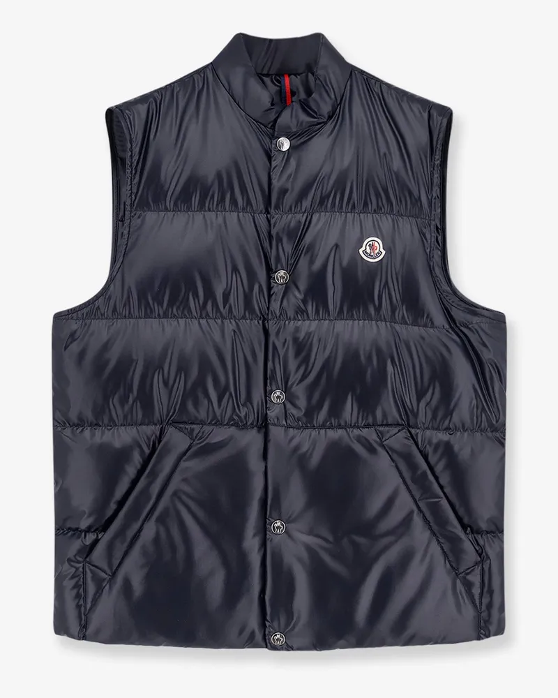 Moncler Restigo sleeveless down jacket -  - gender_Man Blue