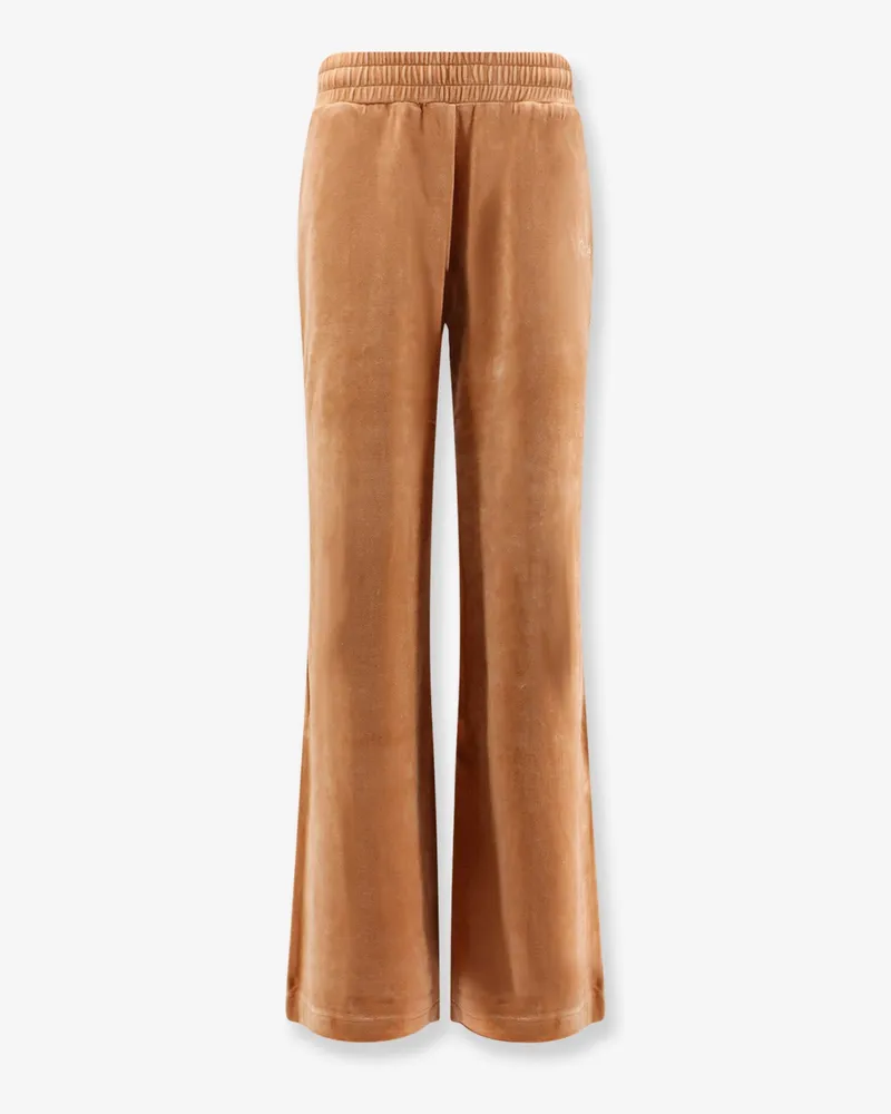 Chloé Velvet joggers trousers -  - gender_Woman Orange