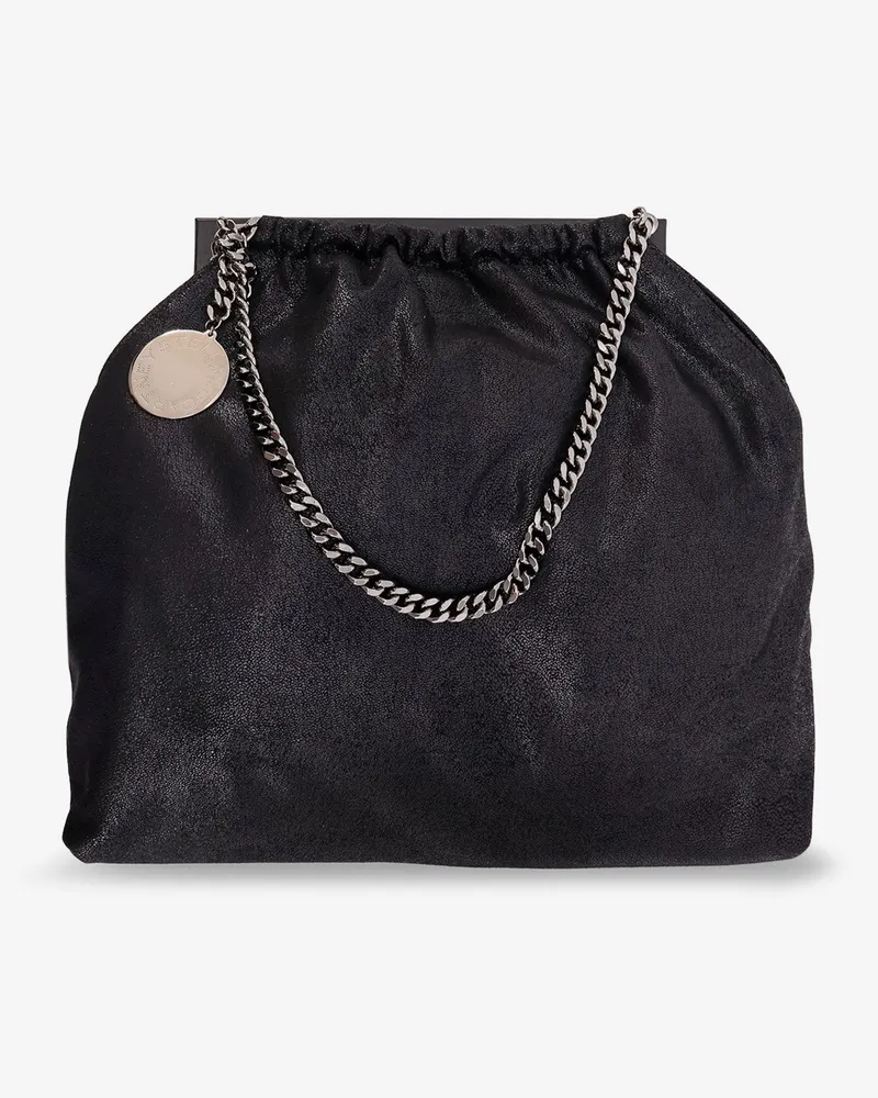 Stella McCartney Falabella shoulder bag with metal drawstring -  - gender_Woman Black